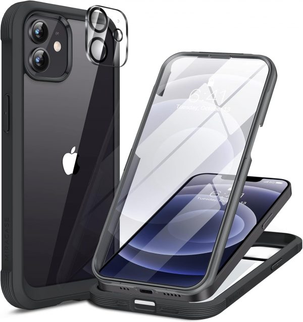Miracase Compatible with iPhone 12/12 Pro Case 6.1 inch, [Bu... - Image 2