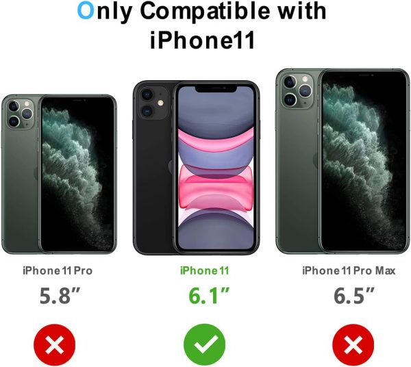 Whioltl Compatible with iPhone 11 Case, Crystal Clear Phone ... - Image 3