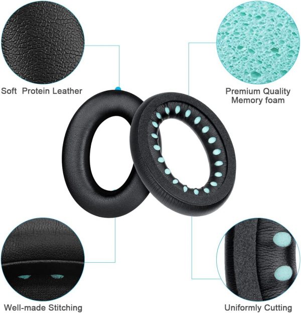 ELZO Replacement Ear Pads Cushions for Bose QuietComfort 45 ... - Image 4