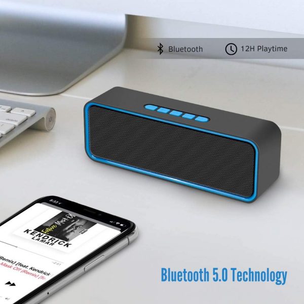 Kolaura Portable Wireless Speaker, Bluetooth 5.0 Speaker wit... - Image 4