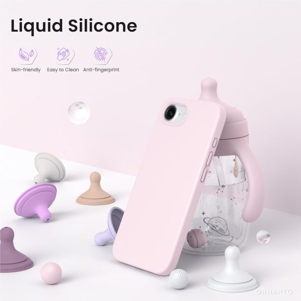 ORNARTO Compatible with iPhone 16e Case (2025), Slim Liquid ... - Image 4