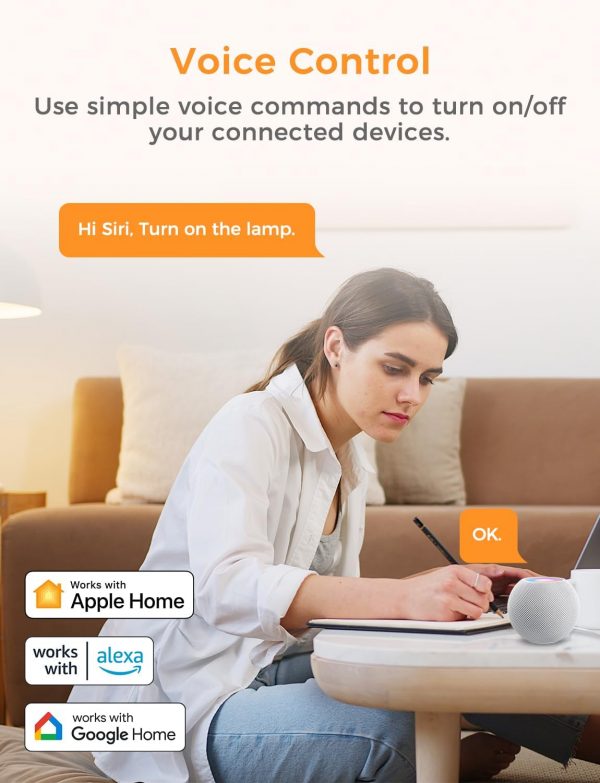 Smart Plug Works with Apple HomeKit Siri, Alexa, Google Home... - Image 5