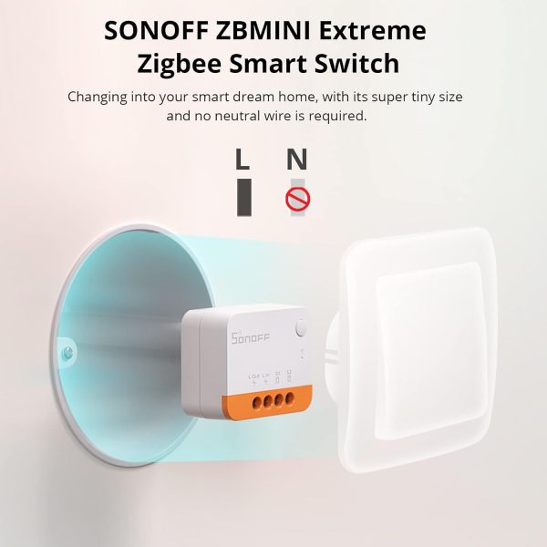 No Neutral Wire Required, SONOFF ZBMINIL2 Zigbee Smart Light... - Image 3