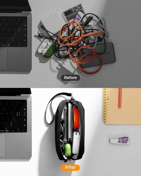 Inateck Electronics Organizer, Water-Resistant Travel Organi... - Image 4
