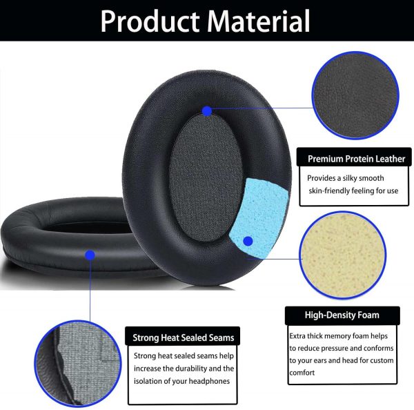 Replacement Earpads for Sony WH-1000XM3(WH1000XM3) Over-Ear ... - Image 3