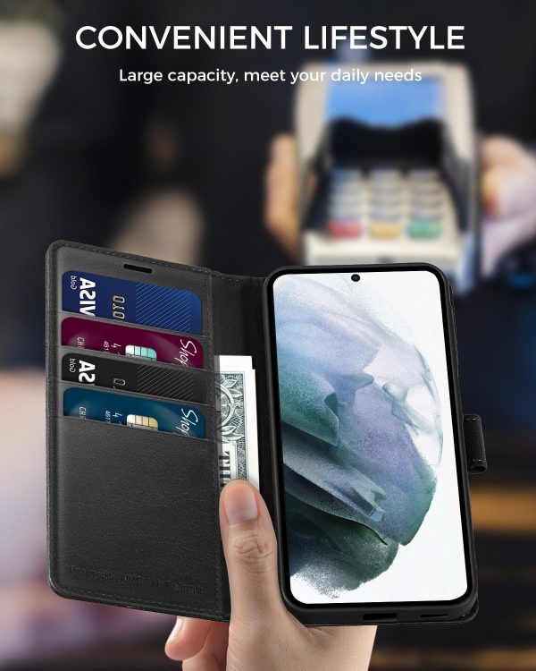 AIMOYU for Samsung Galaxy S21 5G Case, Flip Wallet Leather P... - Image 7