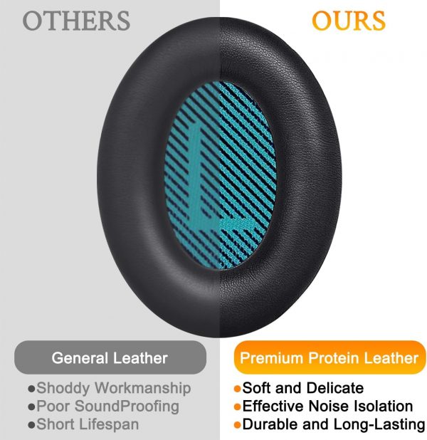 SoloWIT Protein Leather Earpads Cushions for Bose Headphones... - Image 5