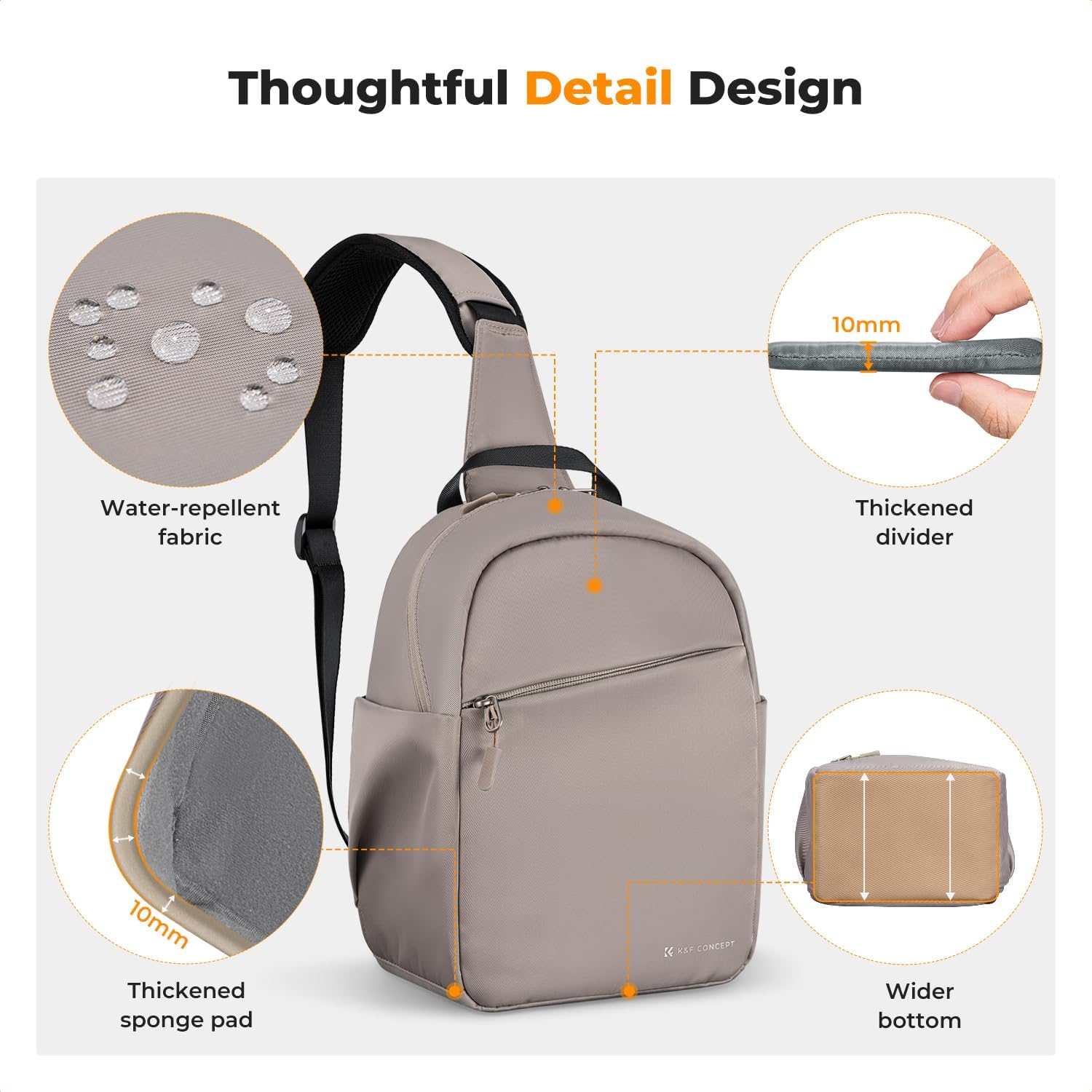 K&F Concept Lightweight Camera Bag for Photographers Camera ... - Image 5