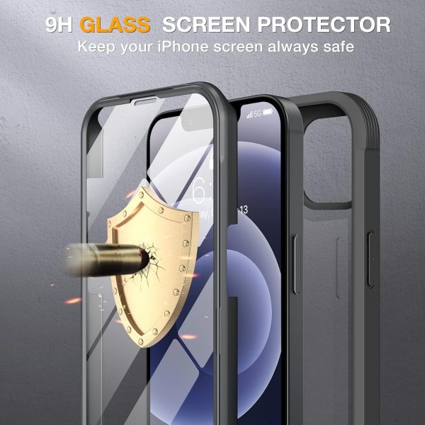 Miracase Compatible with iPhone 12/12 Pro Case 6.1 inch, [Bu... - Image 4