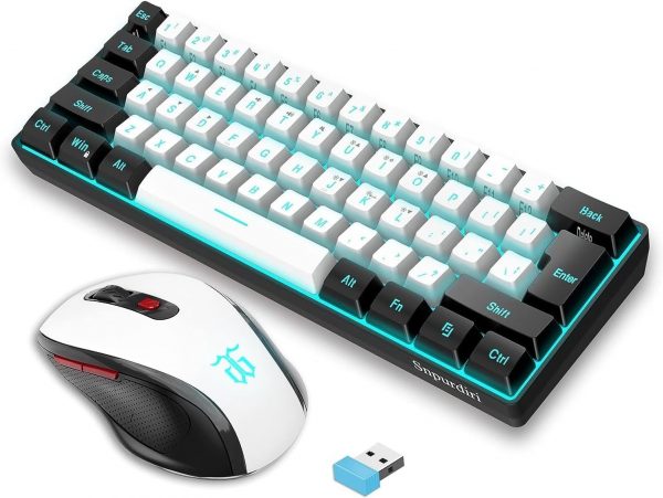 Snpurdiri 2.4G Wireless Gaming Keyboard and Mouse Combo, Inc... - Image 2