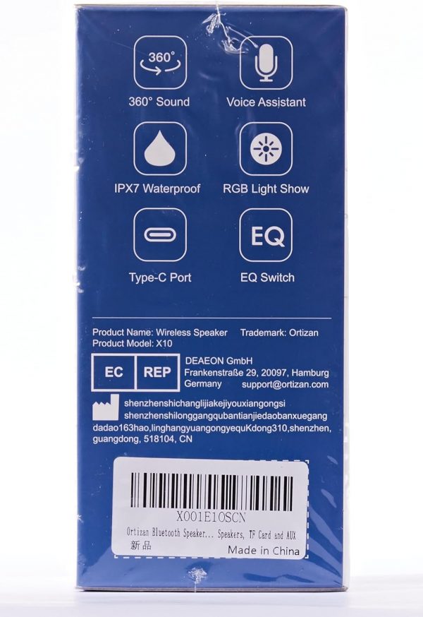 Ortizan Bluetooth Speaker, IPX7 Waterproof Portable Wireless... - Image 12