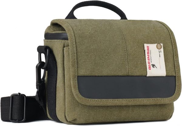 Besnfoto Camera Bag Small Mirrorless Camera Shoulder Bag Pur... - Image 2