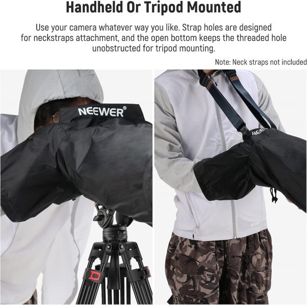 NEEWER Camera Rain Cover, Large Size Durable Nylon Raincoat ... - Image 3