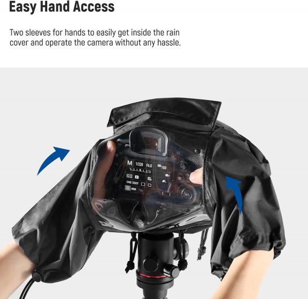 NEEWER Camera Rain Cover, Large Size Durable Nylon Raincoat ... - Image 5