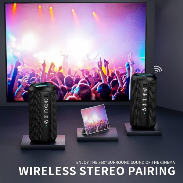 Ortizan Bluetooth Speaker, IPX7 Waterproof Portable Wireless... - Image 4