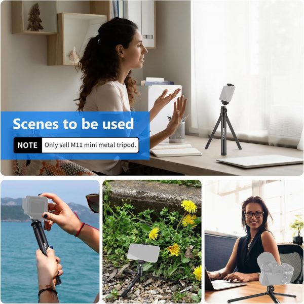 NEEWER Mini Metal Tripod, Table Stand, Desktop Compact Tripo... - Image 8