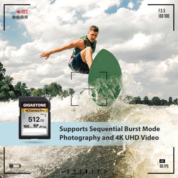 Gigastone 512GB SDXC Memory Card 4K Pro Series Camera Transf... - Image 8