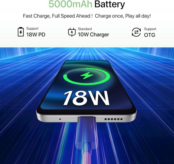 UMIDIGI Mobile Phones, 128GB ROM/1TB TF Smartphone, 6.75" HD... - Image 6