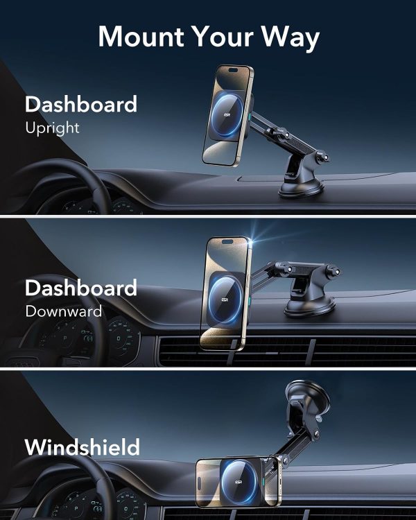 ESR for 15W MagSafe Car Mount Charger, Dashboard/Windshield ... - Image 3