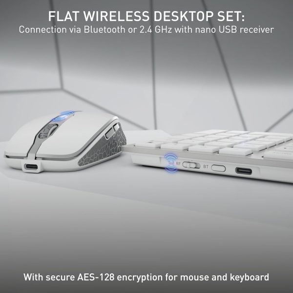 CHERRY DW 9100 SLIM, Wireless Desktop Set, UK Layout (QWERTY... - Image 3