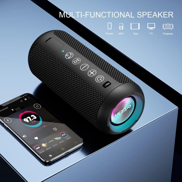 Ortizan Bluetooth Speaker, IPX7 Waterproof Portable Wireless... - Image 5