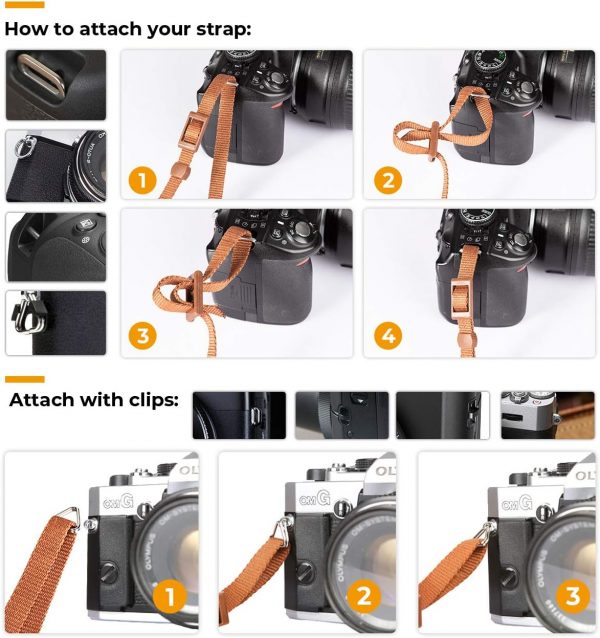 TARION Camera Shoulder Neck Strap Vintage Belt for All DSLR ... - Image 5