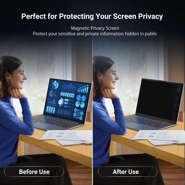 ZOEGAA Magnetic Privacy Screen for 13.5 inch Microsoft Surfa... - Image 7