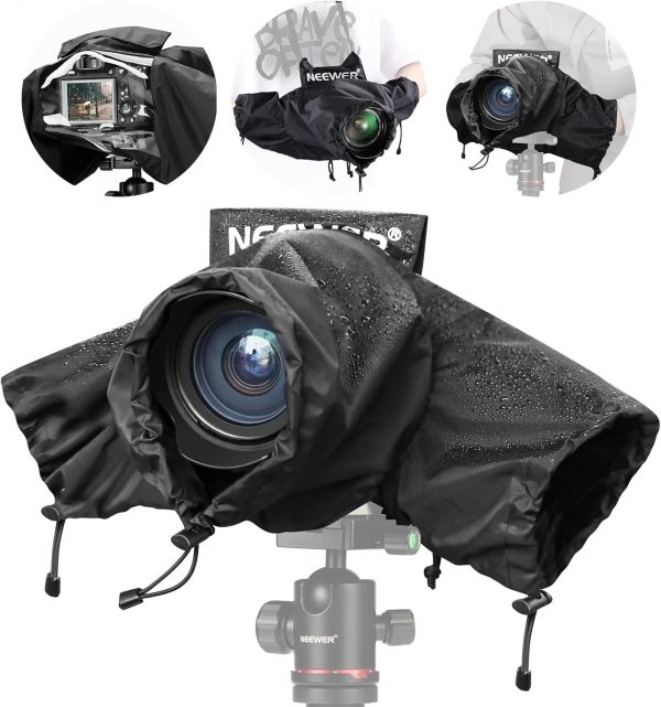 NEEWER Camera Rain Cover, Large Size Durable Nylon Raincoat ... - Image 2