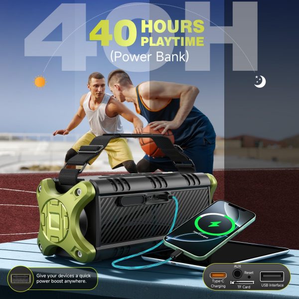 W-KING 90W Max Loud Portable Bluetooth Speaker, IPX6 Waterpr... - Image 6