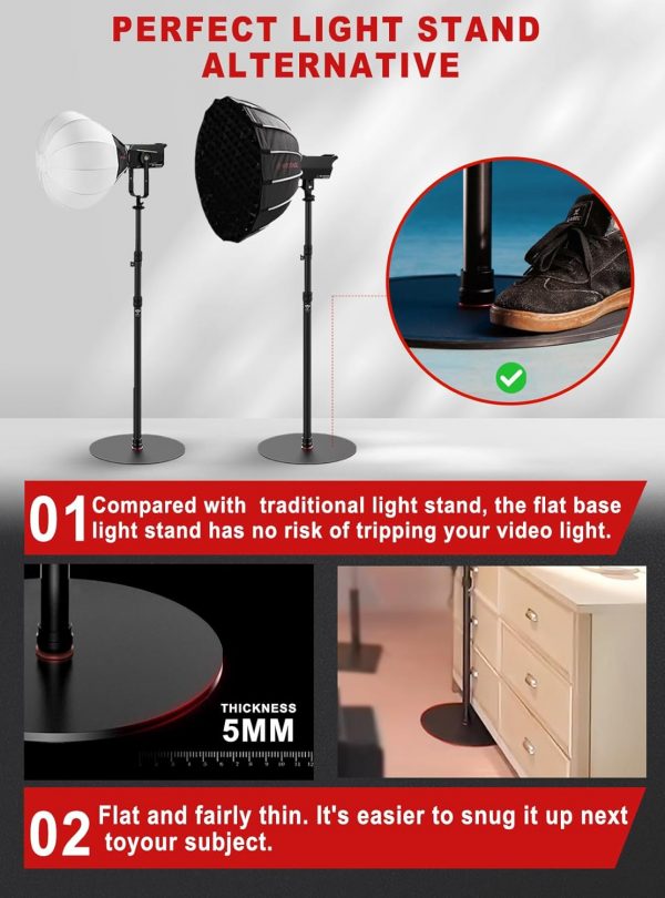 IFOOTAGE Round Base Monopod RB-A400, 79'' Aluminum Photograp... - Image 4