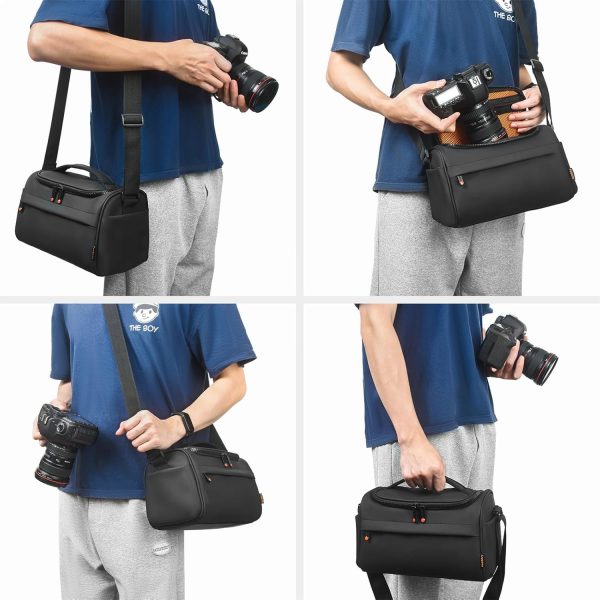 FOSOTO Camera Bag, Waterproof Shockproof Camera Case, Large ... - Image 8