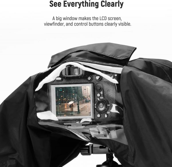 NEEWER Camera Rain Cover, Large Size Durable Nylon Raincoat ... - Image 6