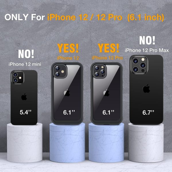 Miracase Compatible with iPhone 12/12 Pro Case 6.1 inch, [Bu... - Image 8