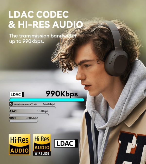 Edifier W820NB Plus Hybrid Active Noise Cancelling Headphone... - Image 3