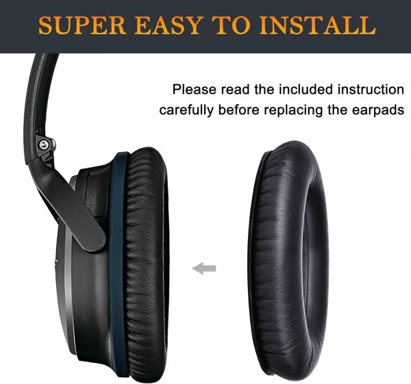 SoloWIT Protein Leather Earpads Cushions for Bose Headphones... - Image 7