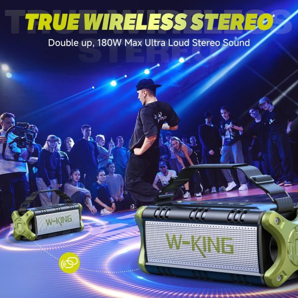 W-KING 90W Max Loud Portable Bluetooth Speaker, IPX6 Waterpr... - Image 5