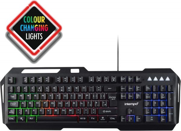 Intempo EE6419STKUK7V2 Gaming Keyboard & Mouse Set - Rainbow... - Image 9
