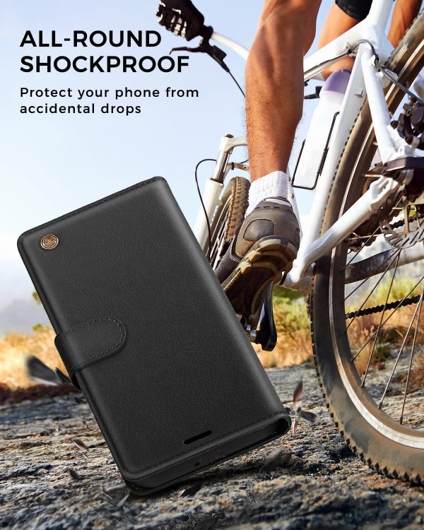 AIMOYU for Samsung Galaxy S21 5G Case, Flip Wallet Leather P... - Image 3