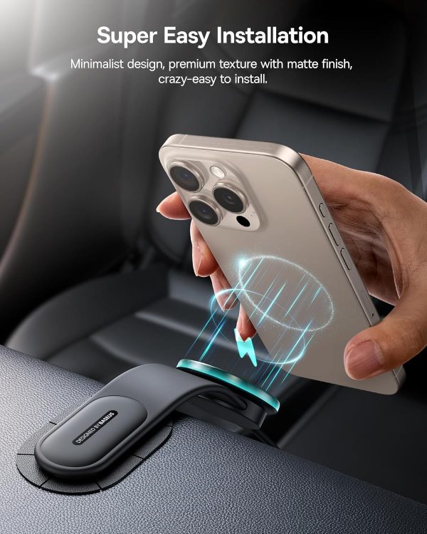 Baseus C02 Pro Magsafe Car Mount Charger, 15W Wireless Car P... - Image 7