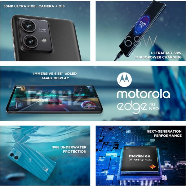 Motorola Moto Edge 40 Neo 12+256 - Black - Image 4