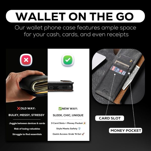 Case Collection for Samsung A05s Phone Case - Leather Folio ... - Image 3
