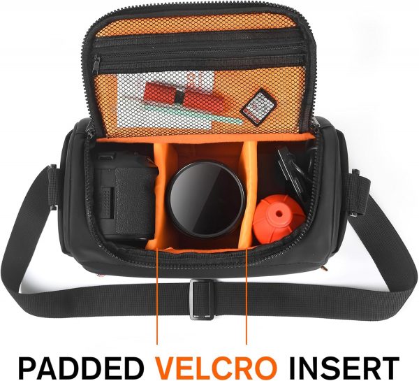 FOSOTO Camera Bag, Waterproof Shockproof Camera Case, Large ... - Image 3
