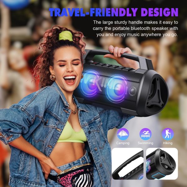 W-KING 120W Max Bluetooth Speaker, IPX6 Waterproof Portable ... - Image 10