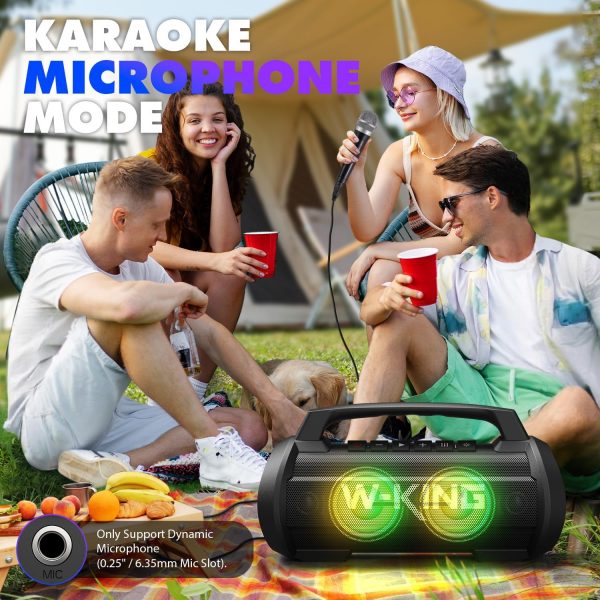 W-KING 120W Max Bluetooth Speaker, IPX6 Waterproof Portable ... - Image 9