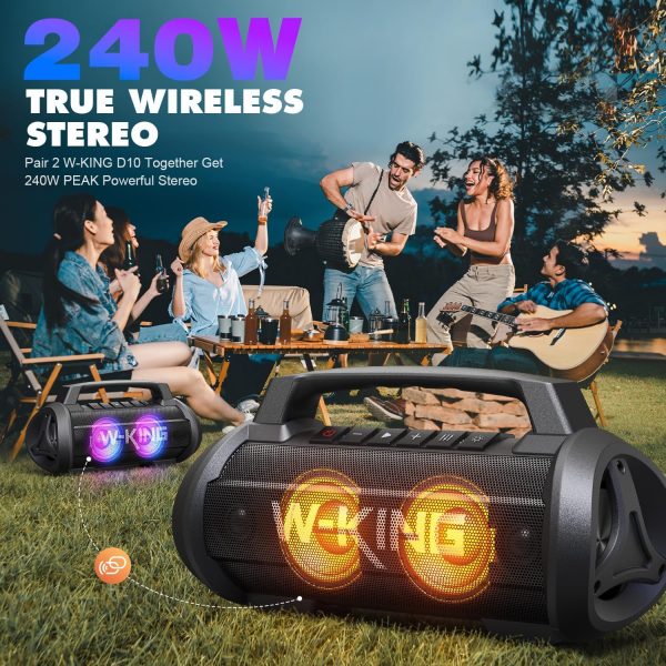W-KING 120W Max Bluetooth Speaker, IPX6 Waterproof Portable ... - Image 6