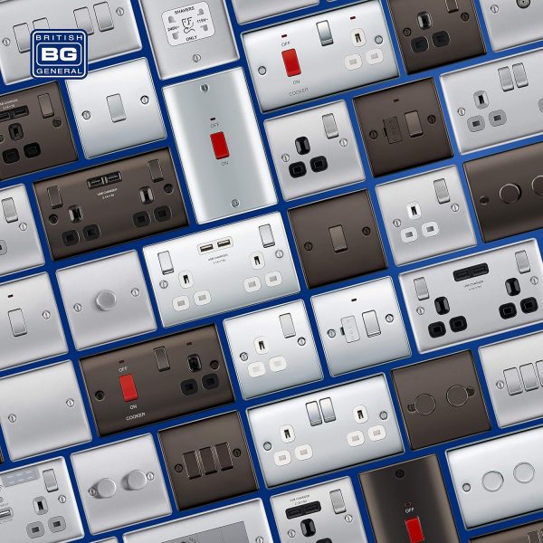 BG Electrical Double Switched Power Wall Plug Socket with Tw... - Image 7