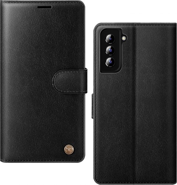 AIMOYU for Samsung Galaxy S21 5G Case, Flip Wallet Leather P... - Image 2