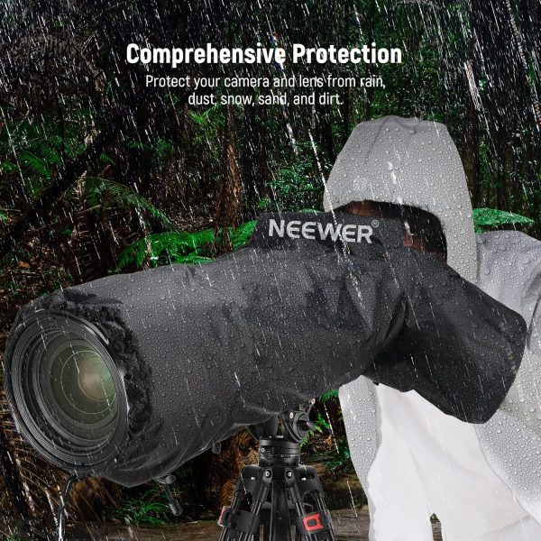 NEEWER Camera Rain Cover, Large Size Durable Nylon Raincoat ... - Image 8