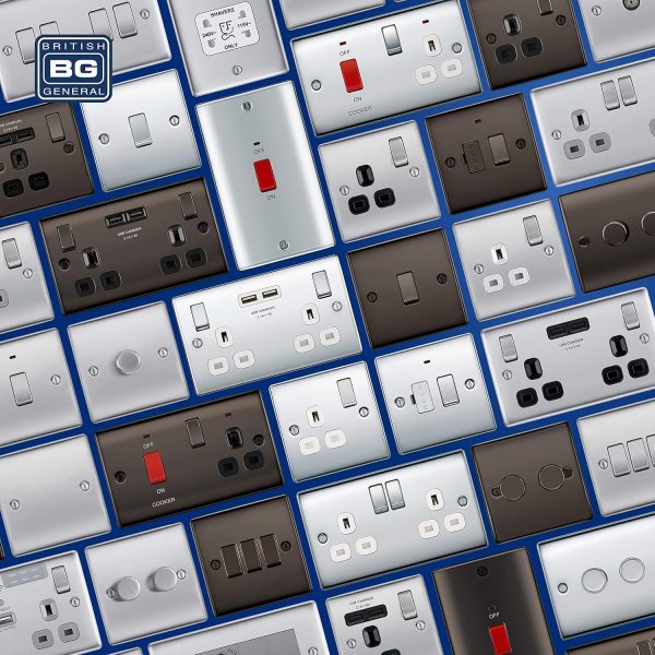 BG Electrical Double Switched Power Wall Plug Socket with Ty... - Image 7