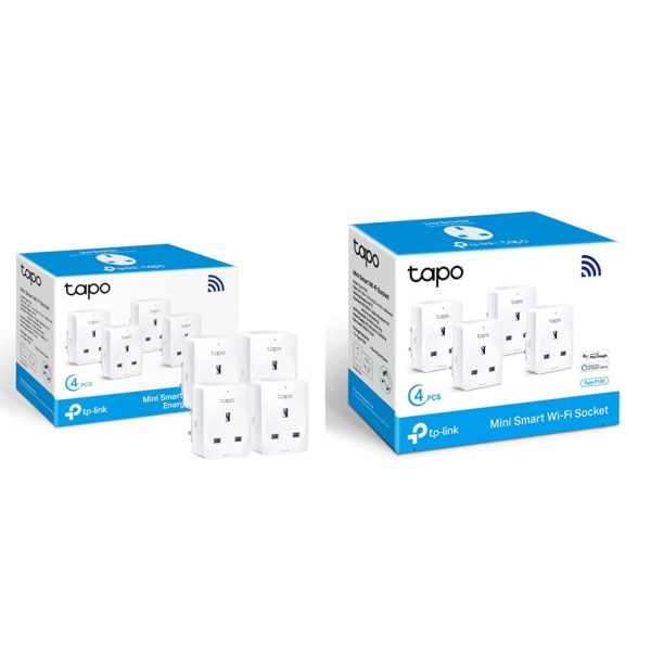 TP-Link Tapo Smart Plug with Energy Monitoring (4-Pack), Whi... - Image 2